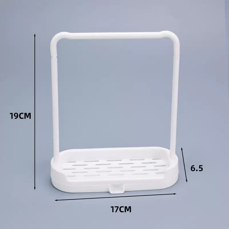Labubu Clothes Hanger Rack with 5 Hangers – White Organizer (19×17×6.5 cm)